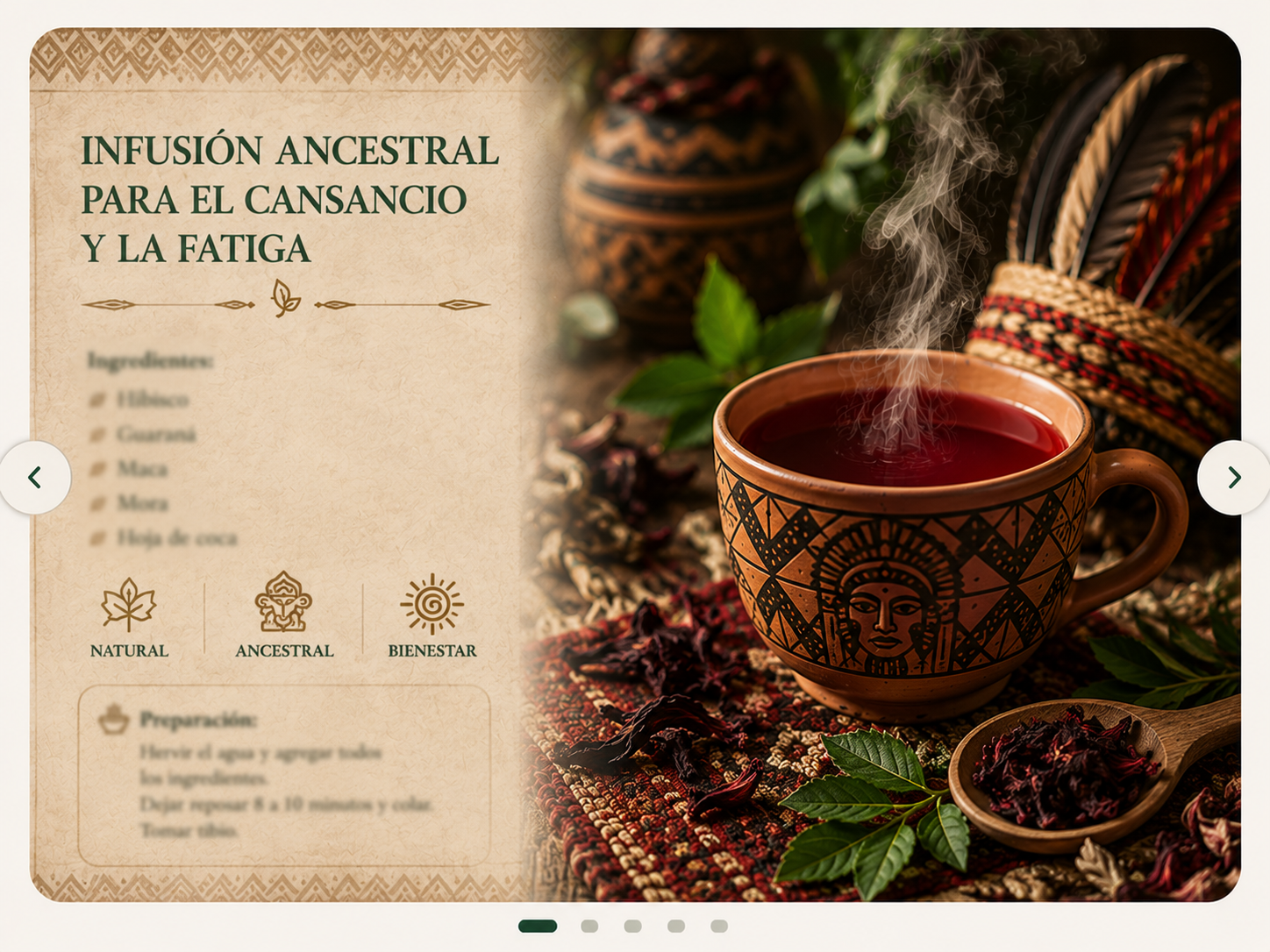 Infusión para el cansancio