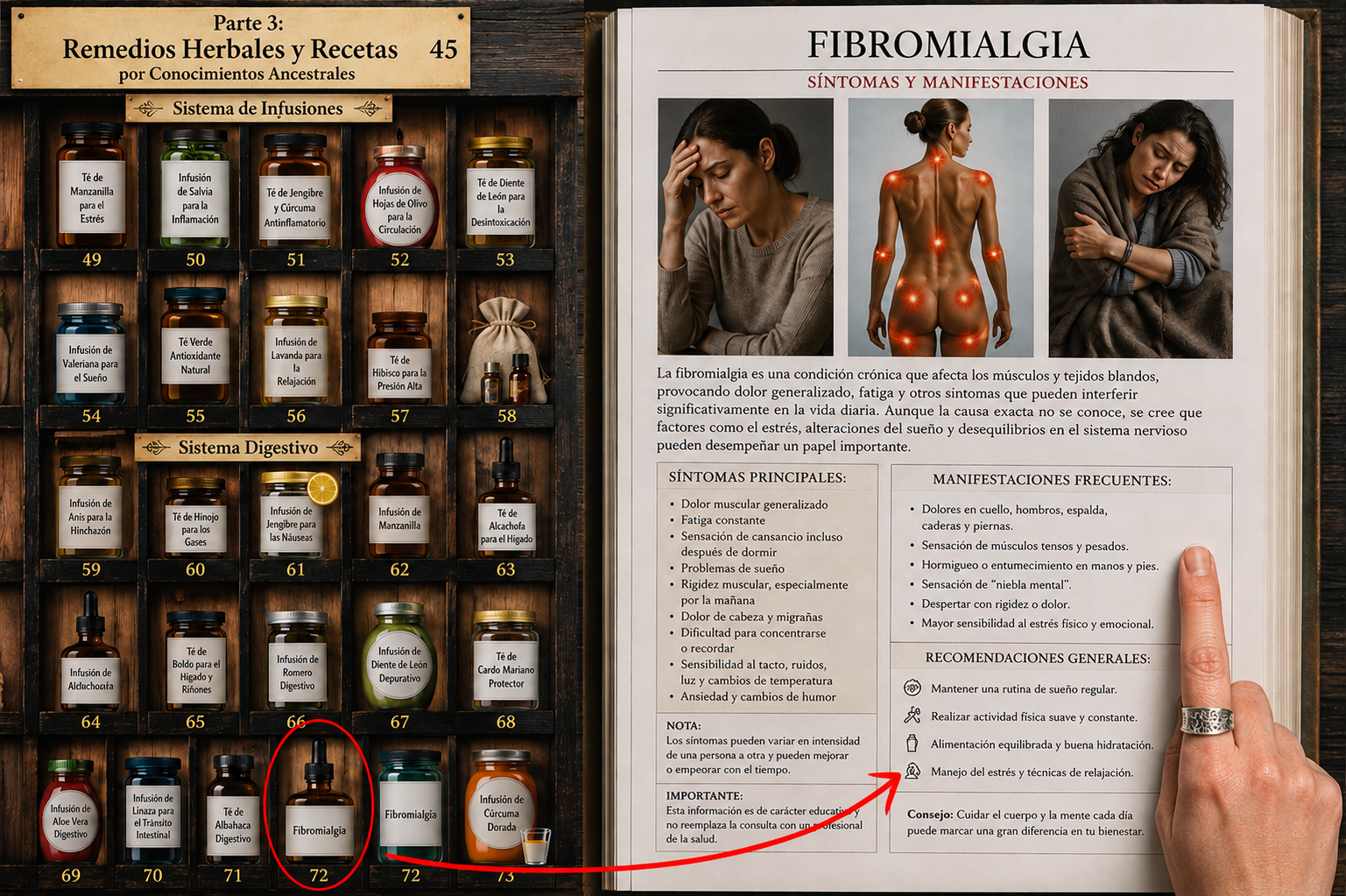 Recetas para la fibromialgia